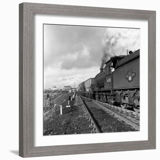 Steam Loco No 65811 Hauling Coal from Lynemouth Colliery, Northumberland, 1963-Michael Walters-Framed Photographic Print