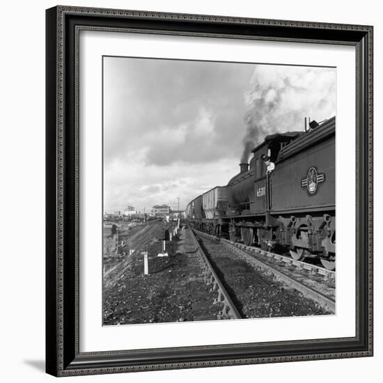 Steam Loco No 65811 Hauling Coal from Lynemouth Colliery, Northumberland, 1963-Michael Walters-Framed Photographic Print