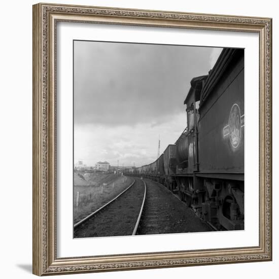 Steam Loco No 65811 Hauling Coal from Lynemouth Colliery, Northumberland, 1963-Michael Walters-Framed Photographic Print