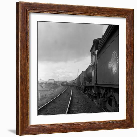 Steam Loco No 65811 Hauling Coal from Lynemouth Colliery, Northumberland, 1963-Michael Walters-Framed Photographic Print