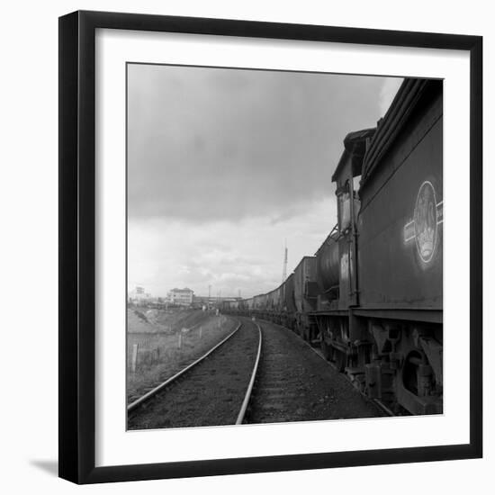 Steam Loco No 65811 Hauling Coal from Lynemouth Colliery, Northumberland, 1963-Michael Walters-Framed Photographic Print