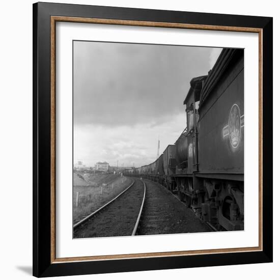 Steam Loco No 65811 Hauling Coal from Lynemouth Colliery, Northumberland, 1963-Michael Walters-Framed Photographic Print