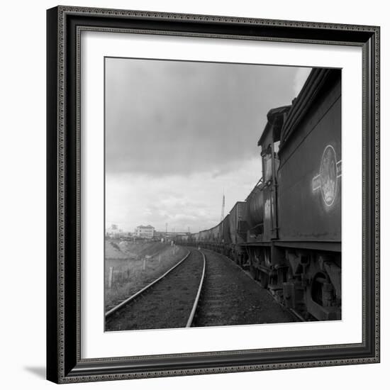 Steam Loco No 65811 Hauling Coal from Lynemouth Colliery, Northumberland, 1963-Michael Walters-Framed Photographic Print