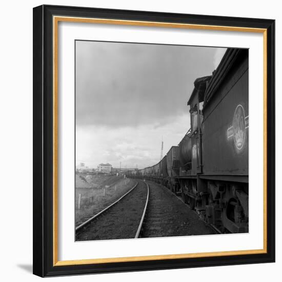 Steam Loco No 65811 Hauling Coal from Lynemouth Colliery, Northumberland, 1963-Michael Walters-Framed Photographic Print