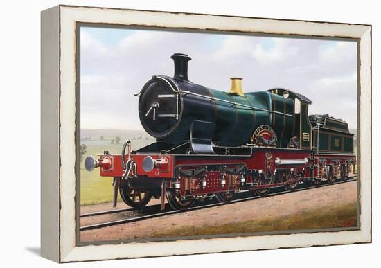 Steam Locomotive, City of Bath, England, Uk, 19th Century-null-Framed Premier Image Canvas