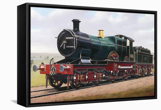 Steam Locomotive, City of Bath, England, Uk, 19th Century-null-Framed Premier Image Canvas