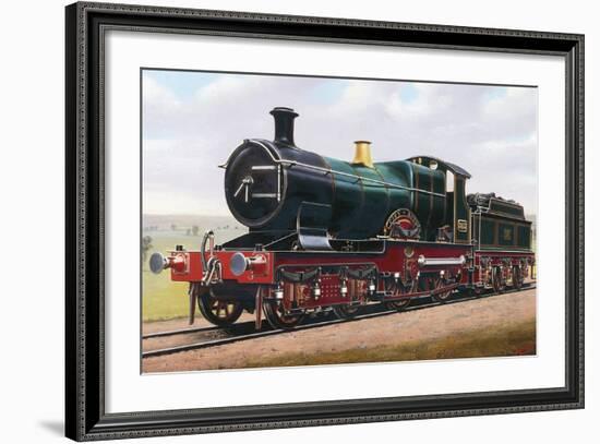 Steam Locomotive, City of Bath, England, Uk, 19th Century-null-Framed Giclee Print