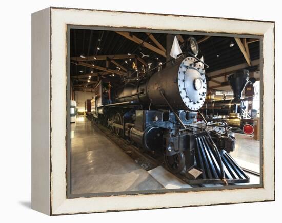 Steam Locomotive, Nevada State Railroad Museum, Carson City, Nevada, USA, North America-Michael DeFreitas-Framed Premier Image Canvas