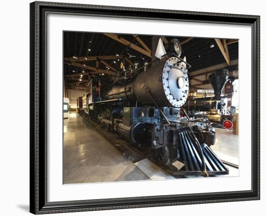 Steam Locomotive, Nevada State Railroad Museum, Carson City, Nevada, USA, North America-Michael DeFreitas-Framed Photographic Print