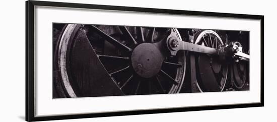 Steam Locomotive Wheels-null-Framed Photographic Print