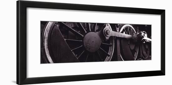 Steam Locomotive Wheels-null-Framed Photographic Print