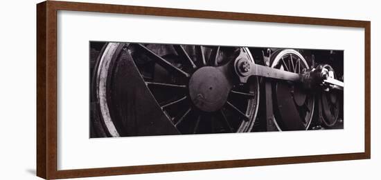 Steam Locomotive Wheels-null-Framed Photographic Print