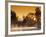 Steam Rises off Pond at Pioneer Park at Sunrise, Washington, USA-Brent Bergherm-Framed Photographic Print