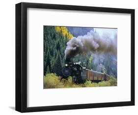 Steam Train, Durango & Silverton Railroad, Silverton, Colorado, USA-Jean Brooks-Framed Photographic Print