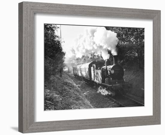 Steam Train on the Southern Region Nr-null-Framed Photographic Print