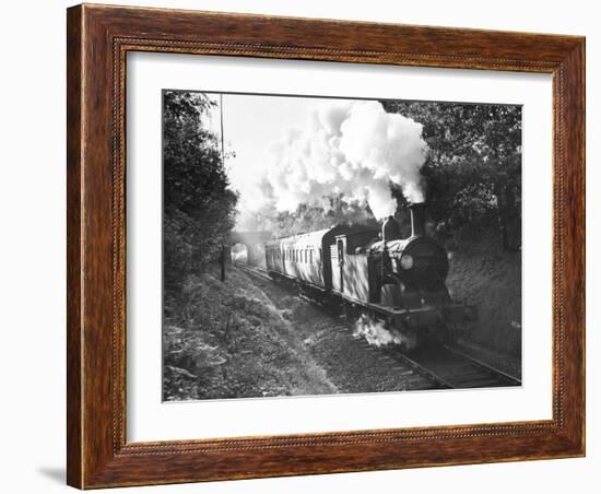 Steam Train on the Southern Region Nr-null-Framed Photographic Print