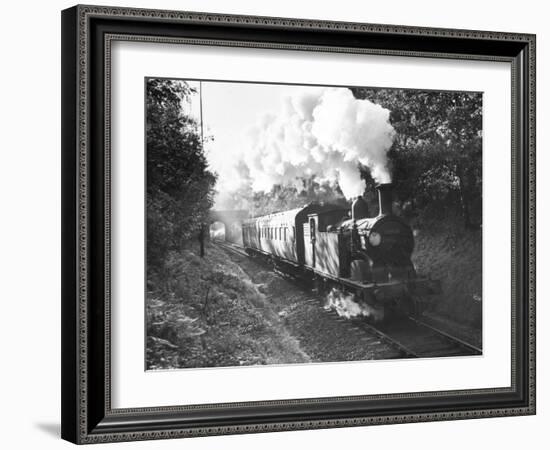 Steam Train on the Southern Region Nr-null-Framed Photographic Print