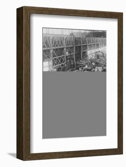 Steam Turbines Being Assembled-Bettmann-Framed Photographic Print