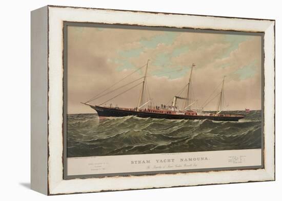 Steam Yacht Namouna-null-Framed Stretched Canvas