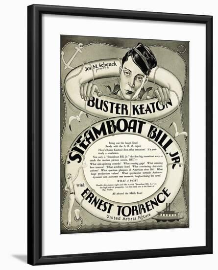 Steamboat Bill Jr., 1928-null-Framed Giclee Print