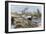 Steamboat Loading Cotton on Buffalo Bayou, Connected to the Gulf of Mexico, Houston, Texas, 1870s-null-Framed Giclee Print