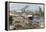 Steamboat Loading Cotton on Buffalo Bayou, Connected to the Gulf of Mexico, Houston, Texas, 1870s-null-Framed Premier Image Canvas