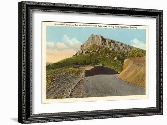 Steamboat Rock, Big Horn Mountains, Wyoming-null-Framed Art Print