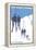 Steamboat Springs, Ski Lift-Lantern Press-Framed Stretched Canvas