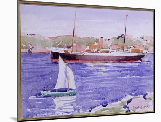 Steamer and Yacht, Iona-Francis Campbell Boileau Cadell-Mounted Giclee Print