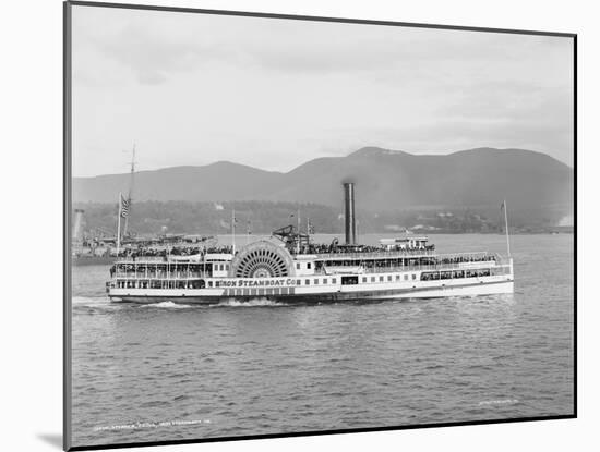 Steamer Cetus, Iron Steamboat Co. 1909-Detroit Publishing Co.-Mounted Photographic Print
