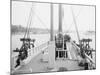 Steamer Clermont, deck, looking aft, 1909-Detroit Publishing Co.-Mounted Photographic Print