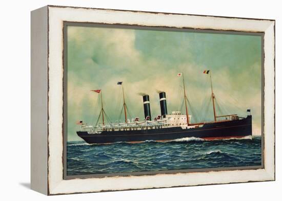 Steamer Kroonland, 1903-Antonio Jacobsen-Framed Premier Image Canvas