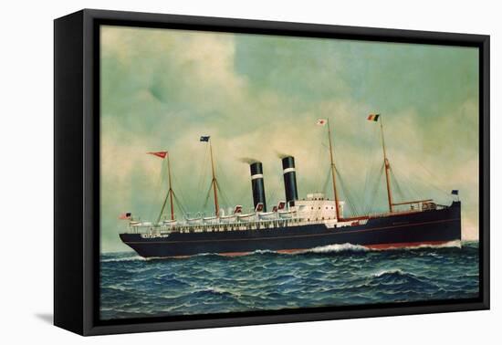 Steamer Kroonland, 1903-Antonio Jacobsen-Framed Premier Image Canvas