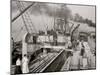 Steamer Loading Resin, Gulfport, Miss.-null-Mounted Photo