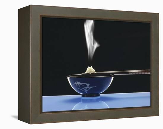 Steaming Rice and Chop Sticks-Gerrit Buntrock-Framed Premier Image Canvas