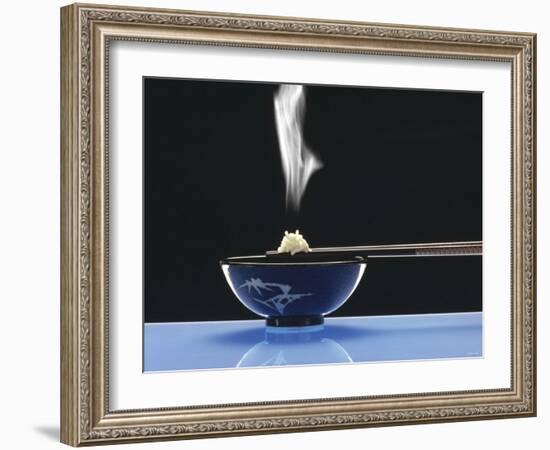 Steaming Rice and Chop Sticks-Gerrit Buntrock-Framed Photographic Print