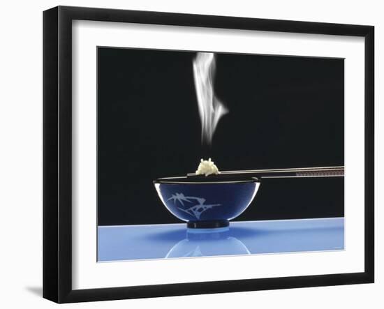 Steaming Rice and Chop Sticks-Gerrit Buntrock-Framed Photographic Print