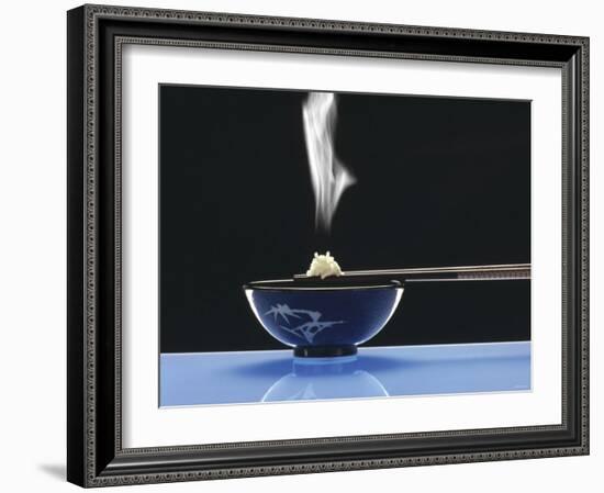 Steaming Rice and Chop Sticks-Gerrit Buntrock-Framed Photographic Print