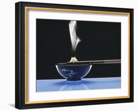 Steaming Rice and Chop Sticks-Gerrit Buntrock-Framed Photographic Print