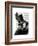 Steampunk Badger in Top Hat-Fab Funky-Framed Premium Giclee Print