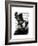 Steampunk Badger in Top Hat-Fab Funky-Framed Premium Giclee Print