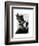 Steampunk Badger in Top Hat-Fab Funky-Framed Art Print