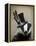 Steampunk Badger in Top Hat-Fab Funky-Framed Stretched Canvas