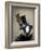 Steampunk Badger in Top Hat-Fab Funky-Framed Art Print