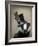 Steampunk Badger in Top Hat-Fab Funky-Framed Art Print