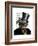 Steampunk Cat - Top Hat and red yellow glasses-Fab Funky-Framed Premium Giclee Print