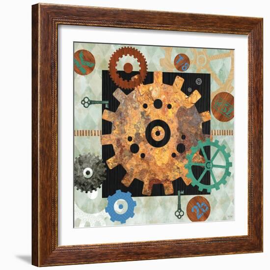 Steampunk City-Bee Sturgis-Framed Art Print