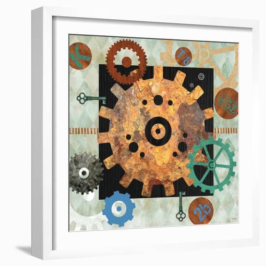 Steampunk City-Bee Sturgis-Framed Art Print