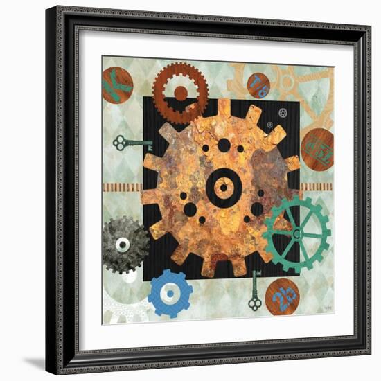 Steampunk City-Bee Sturgis-Framed Art Print