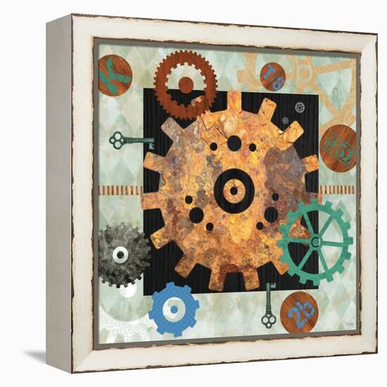 Steampunk City-Bee Sturgis-Framed Stretched Canvas